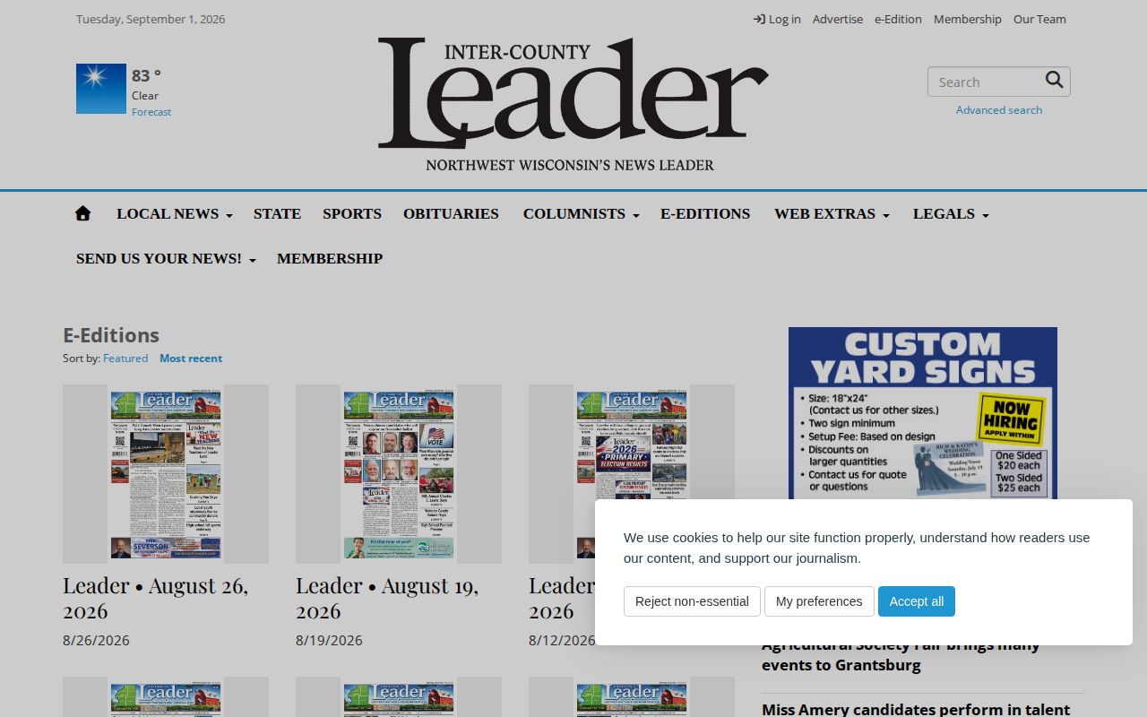 Polk County booking-record news in Inter-County Leader e-editions